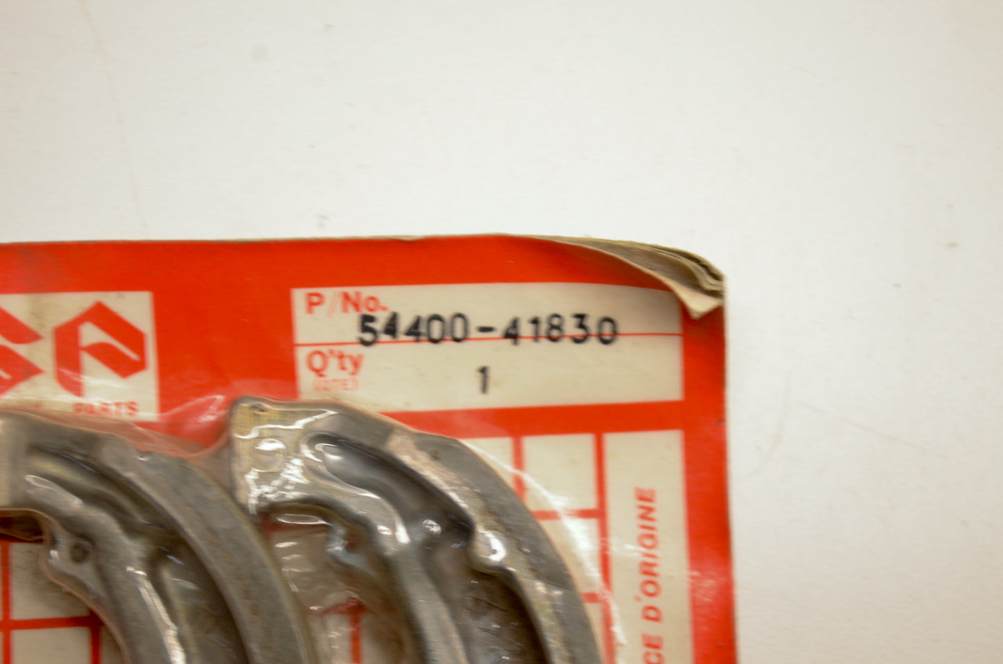 OEM SUZUKI 54400-41830 Brake Shoe Set NOS