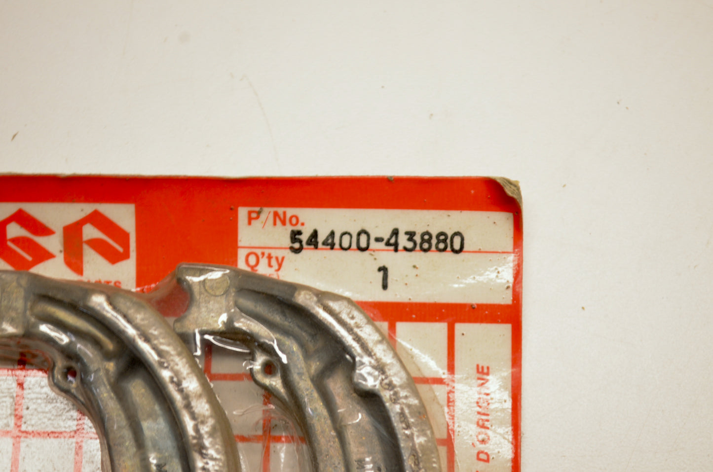 OEM SUZUKI 54400-43880 Brake Shoe Set NOS