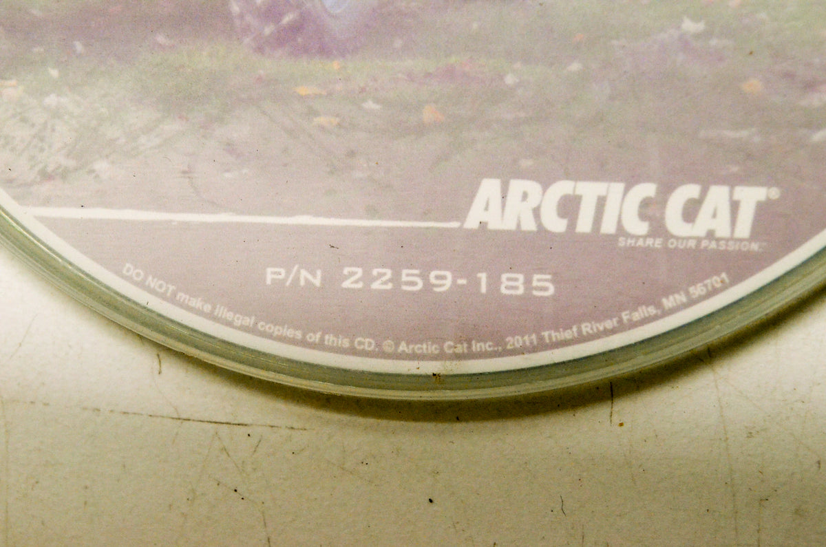 OEM Arctic Cat 2259-185 2012 ATV 700 Diesel SD Service Manual CD