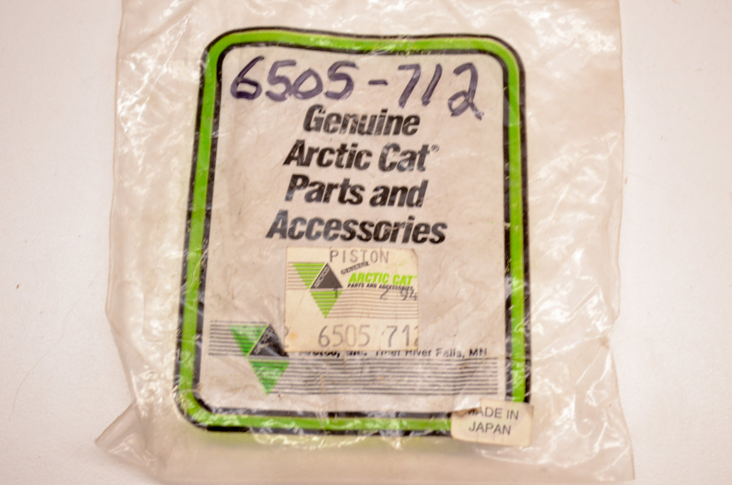 OEM Arctic Cat 6505-712 Piston Valve 3.5 NOS