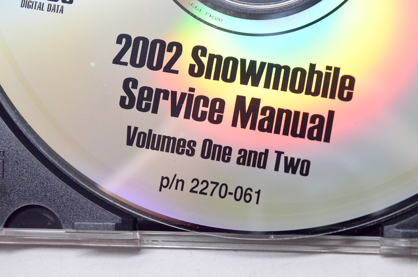 OEM Arctic Cat 2270-061 2002 Snowmobile Service Manual VOL 1/2 CD