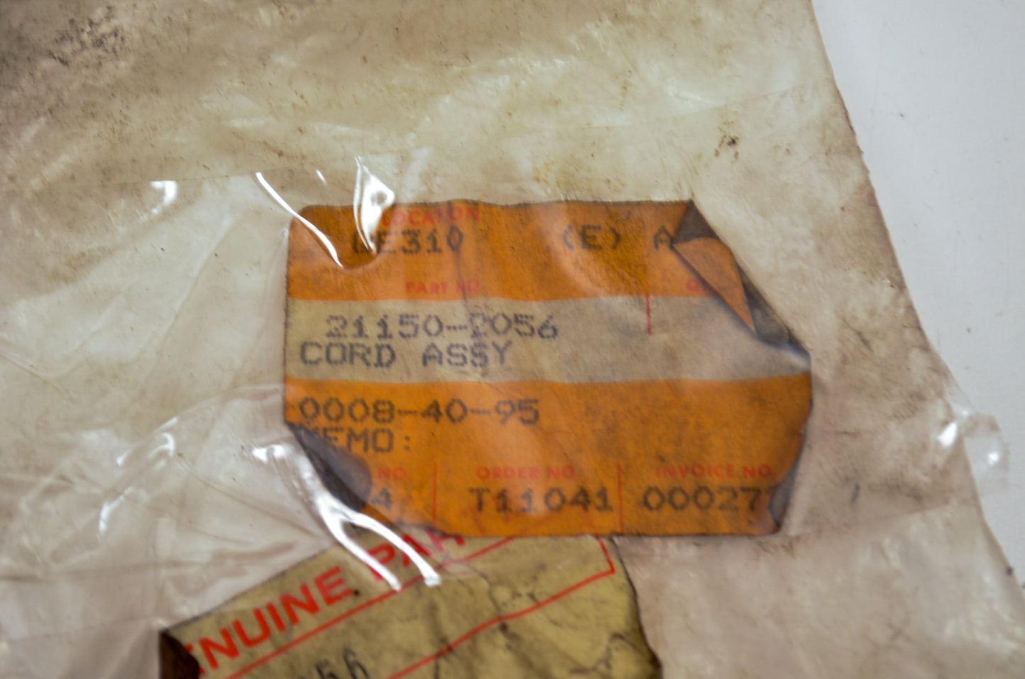 OEM Kawasaki 21150-2056 Cord Assembly NOS