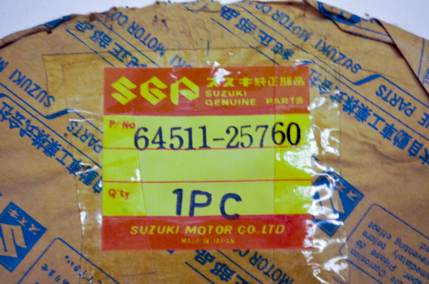 OEM Suzuki 64511-25760 Sprocket NOS