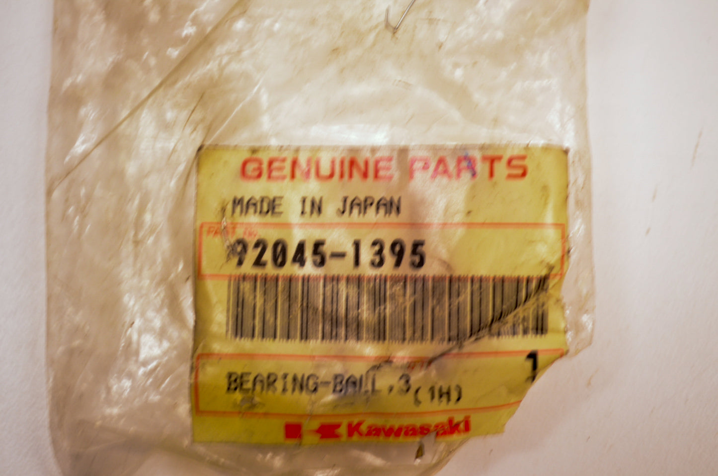 OEM Kawasaki 92045-1395 Bearing NOS