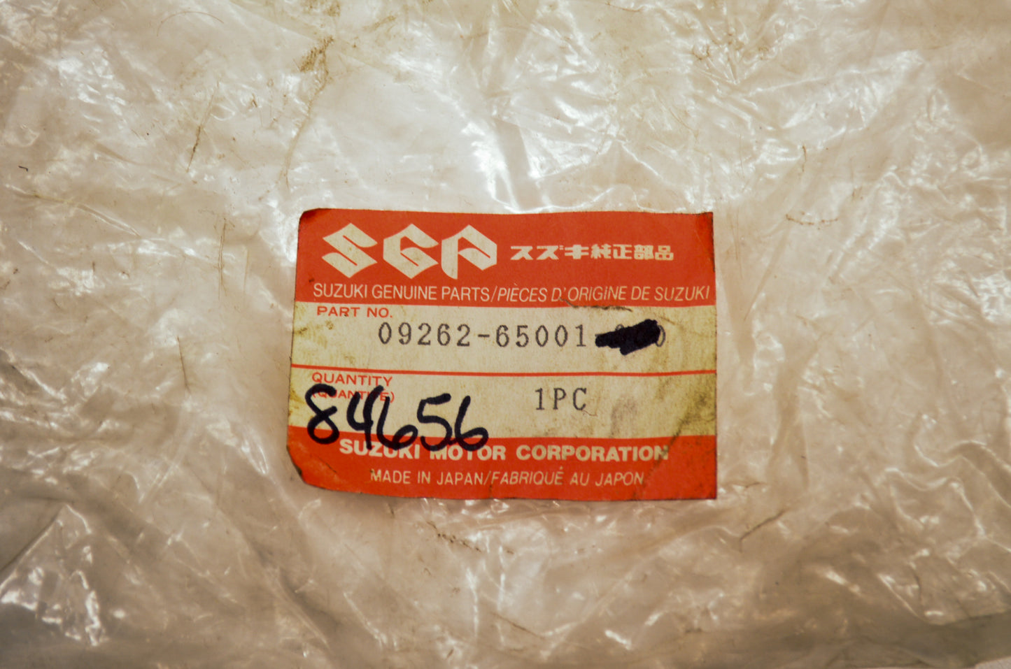 OEM Suzuki 09262-65001 Bearing NOS