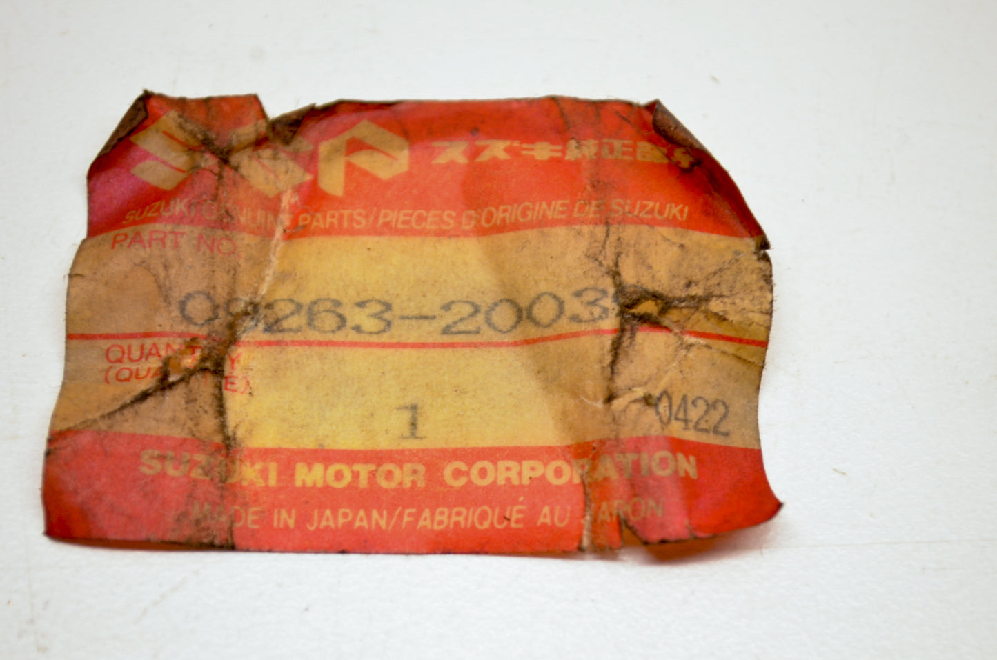 OEM Suzuki 09263-20039 Bearing NOS