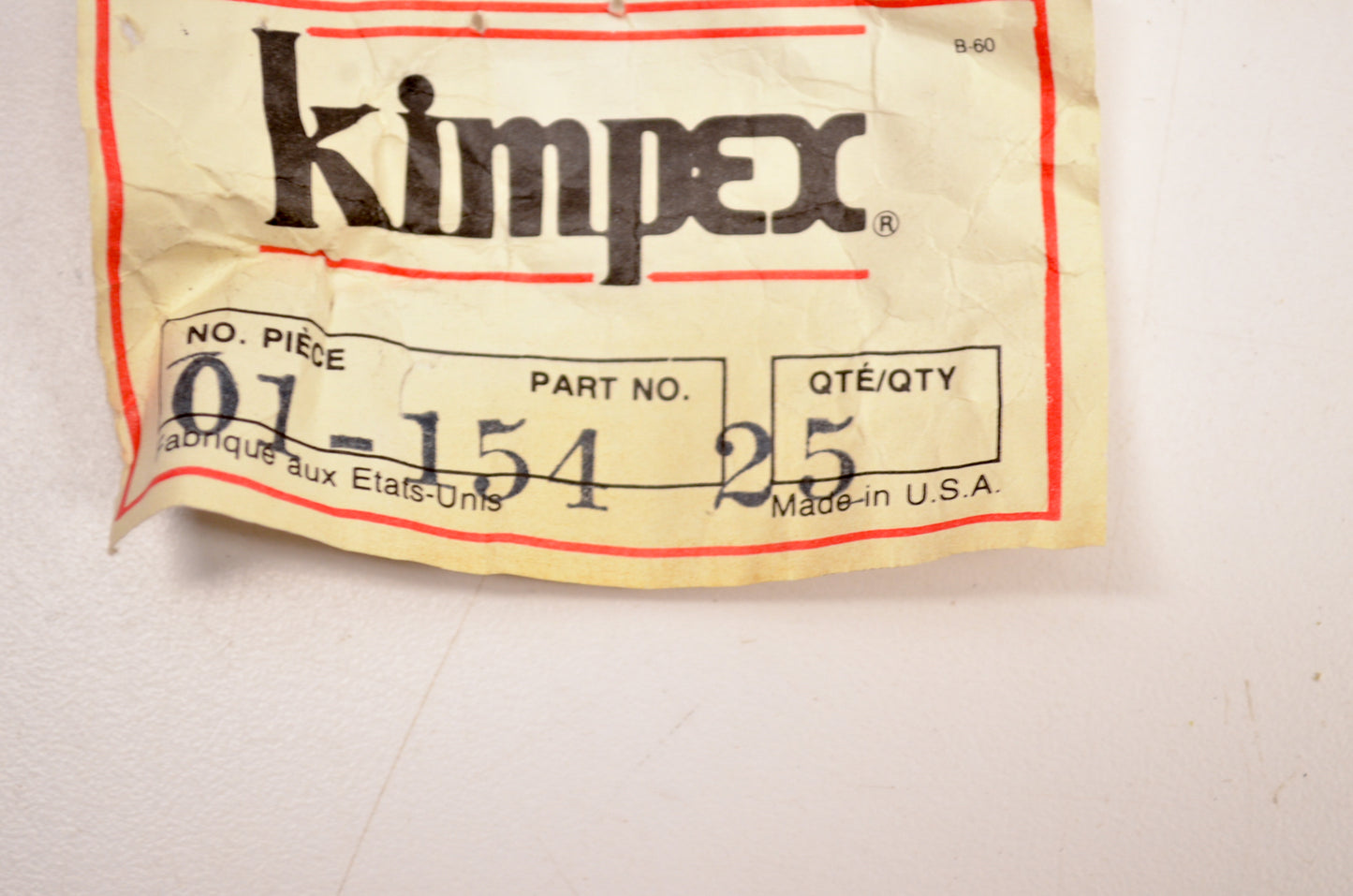 Kimpex 01-154-25 Voltage Regulator NOS