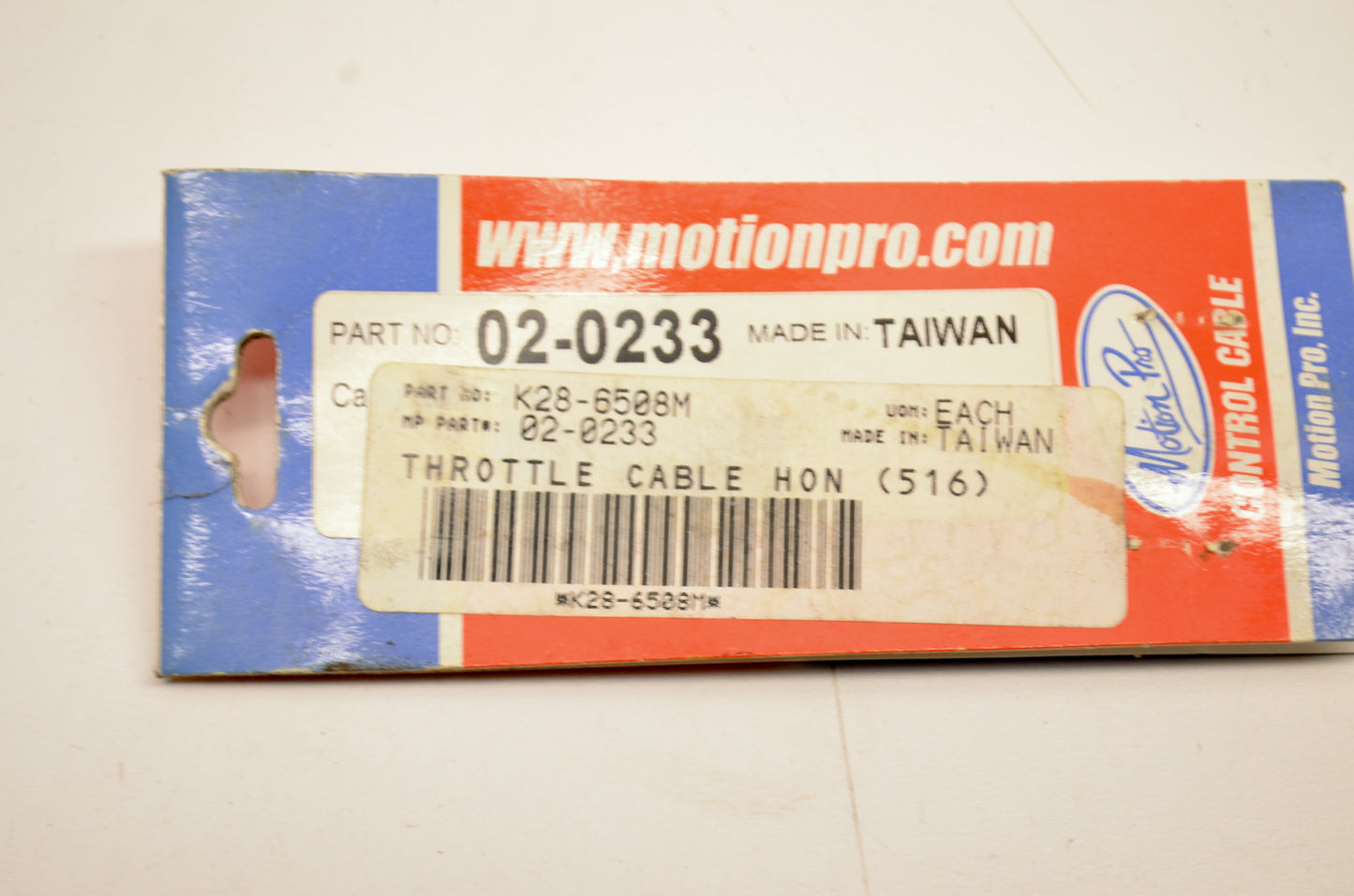 Motion Pro 02-0233, 17920-MV9-000 Throttle Cable NOS