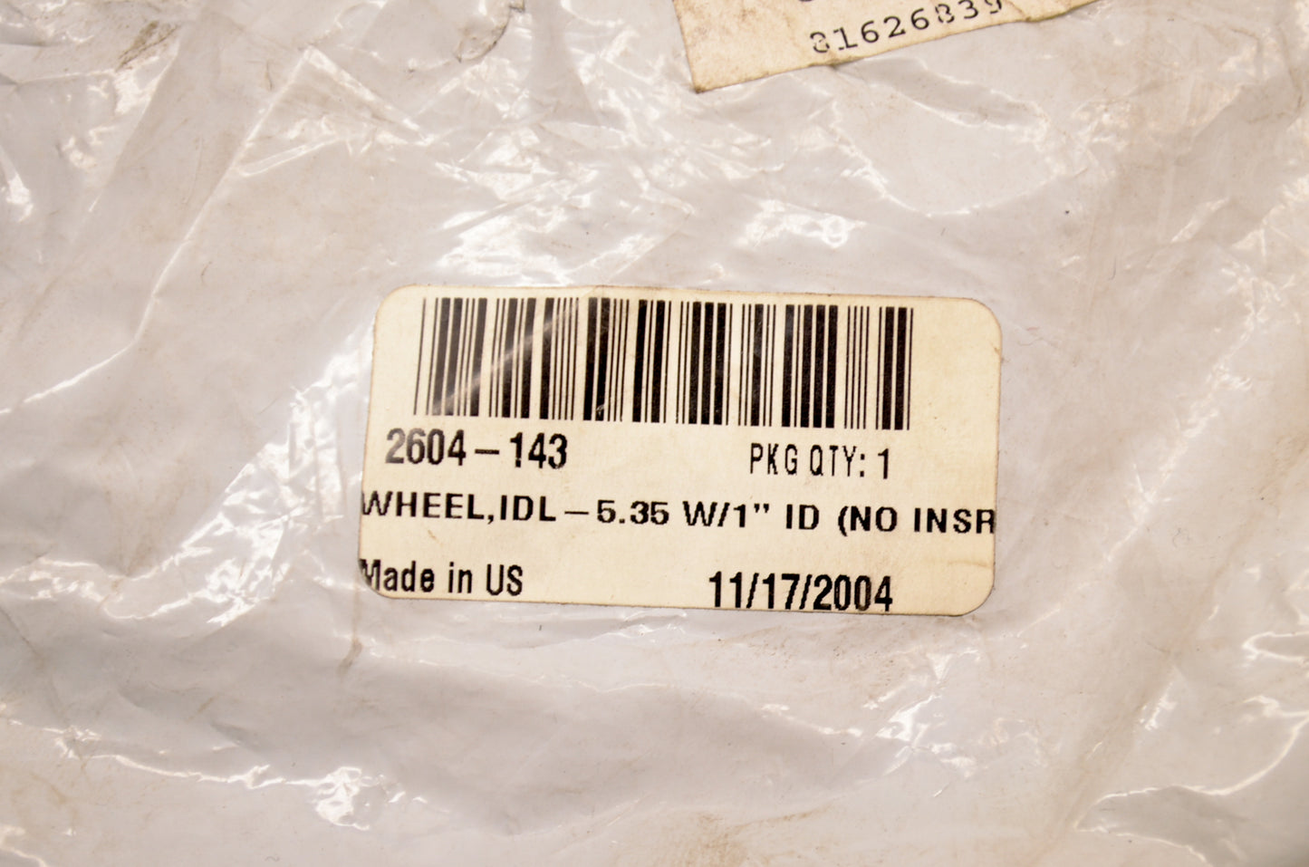 OEM Arctic Cat 2604-143 Idler Wheel 5.35 w/1" NOS