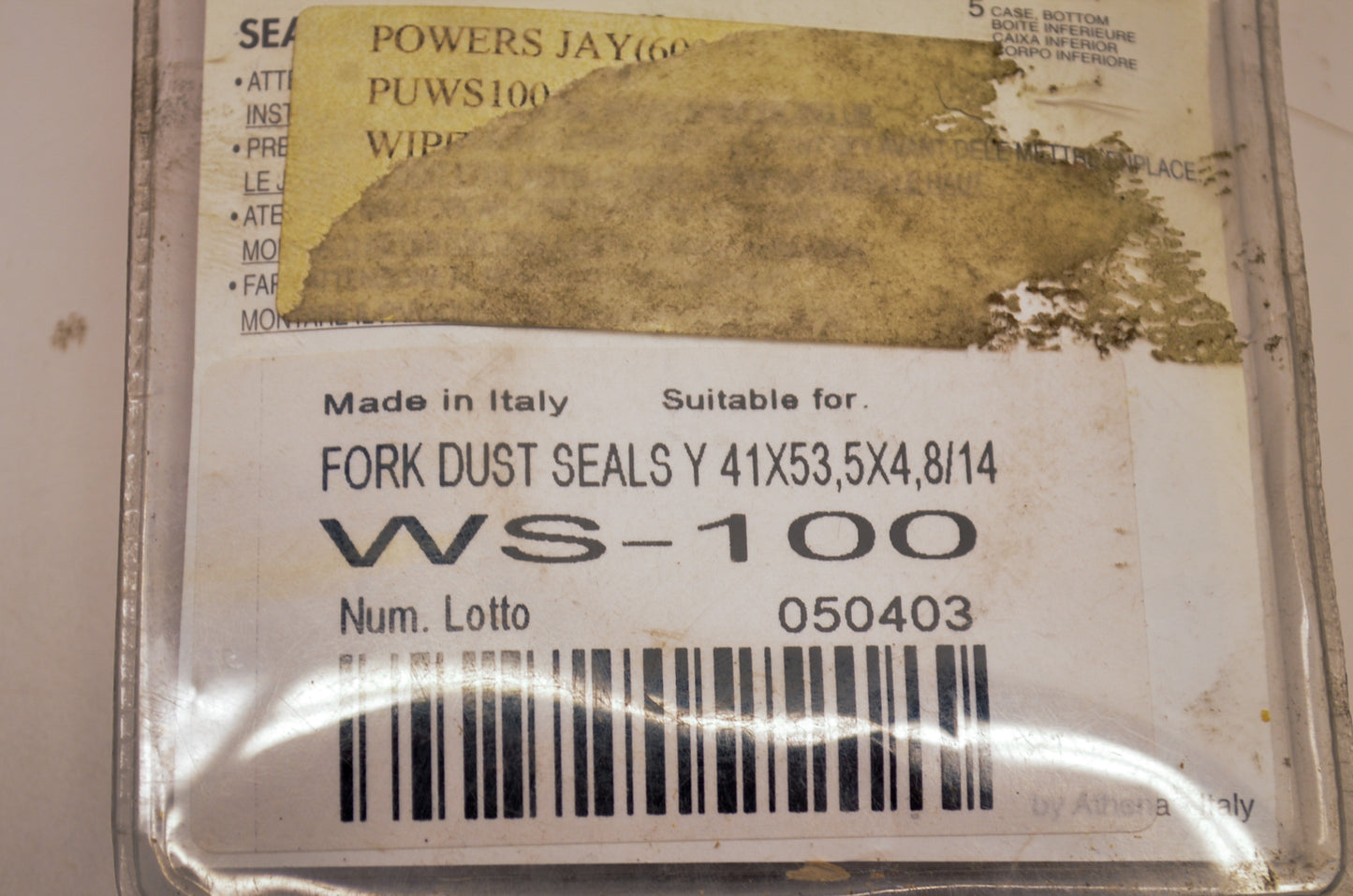 Parts Unlimited WS-100 Fork Seal Kit NOS
