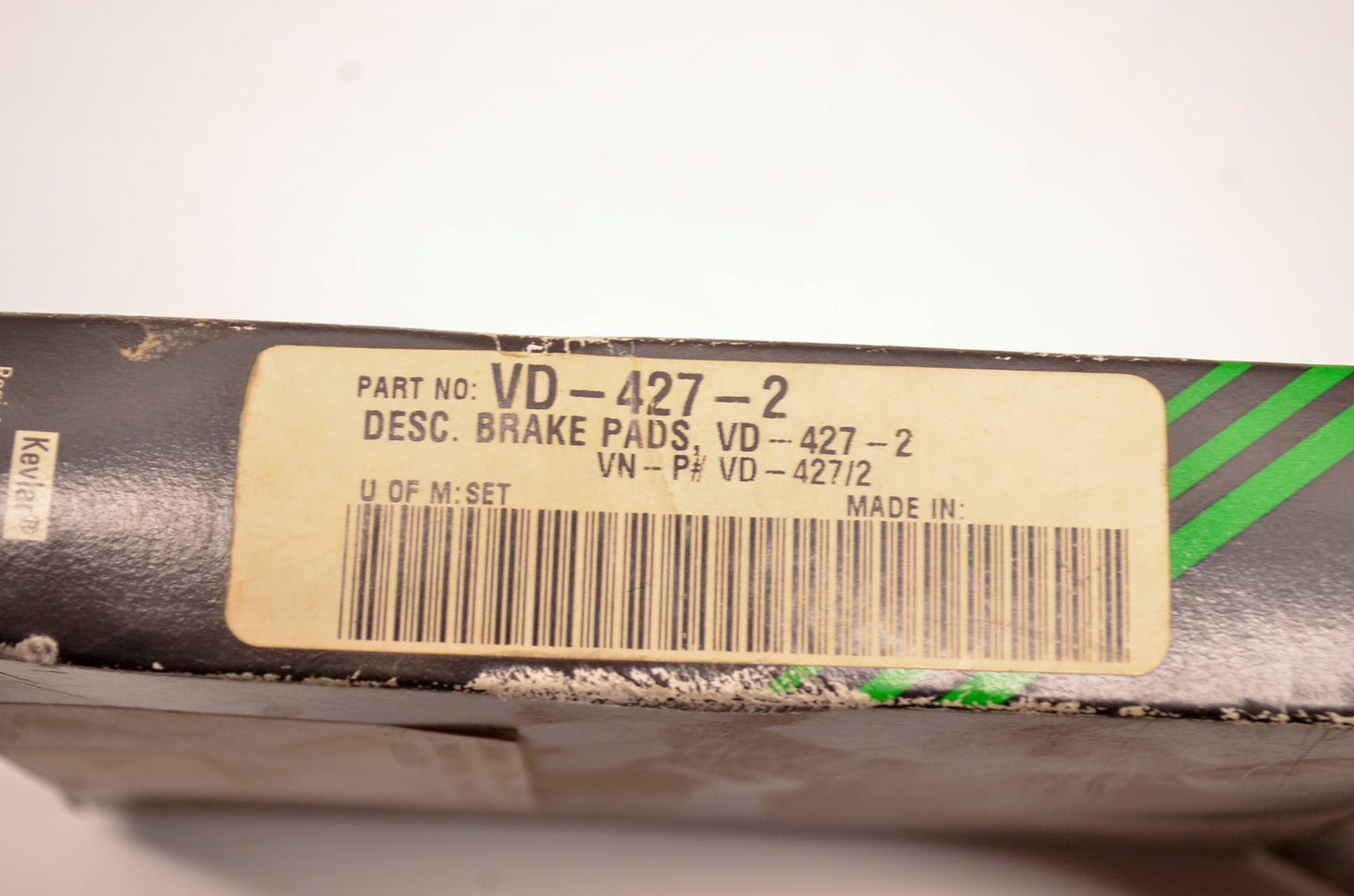 Vesrah VD-427/2 Brake Pad Kit NOS