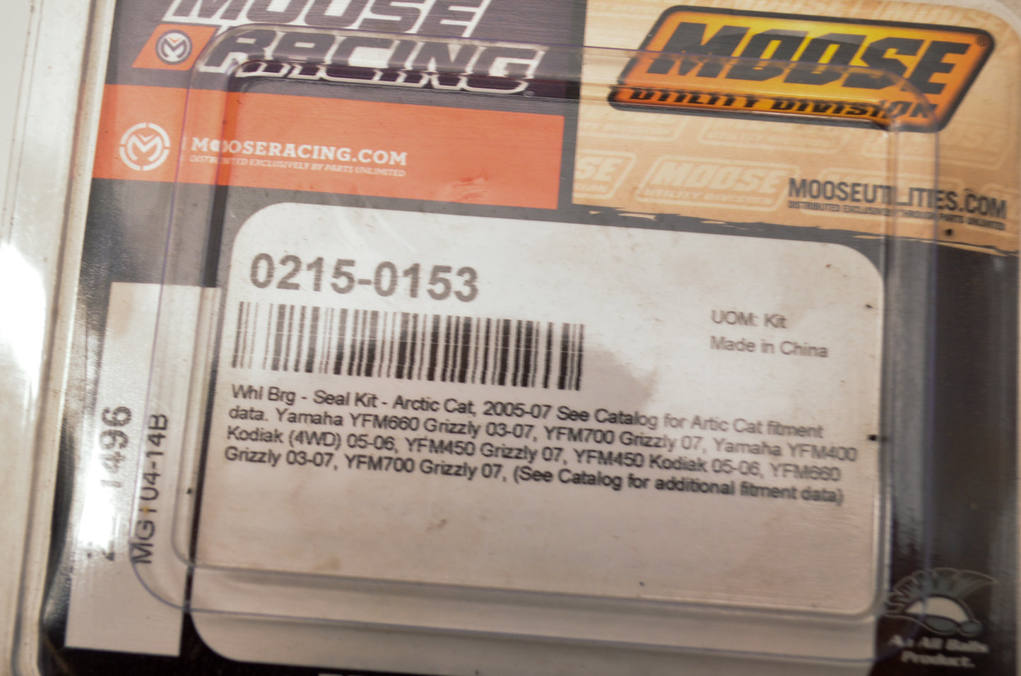 Moose Racing 0215-0153, 25-1496 Wheel Bearing NOS NOS