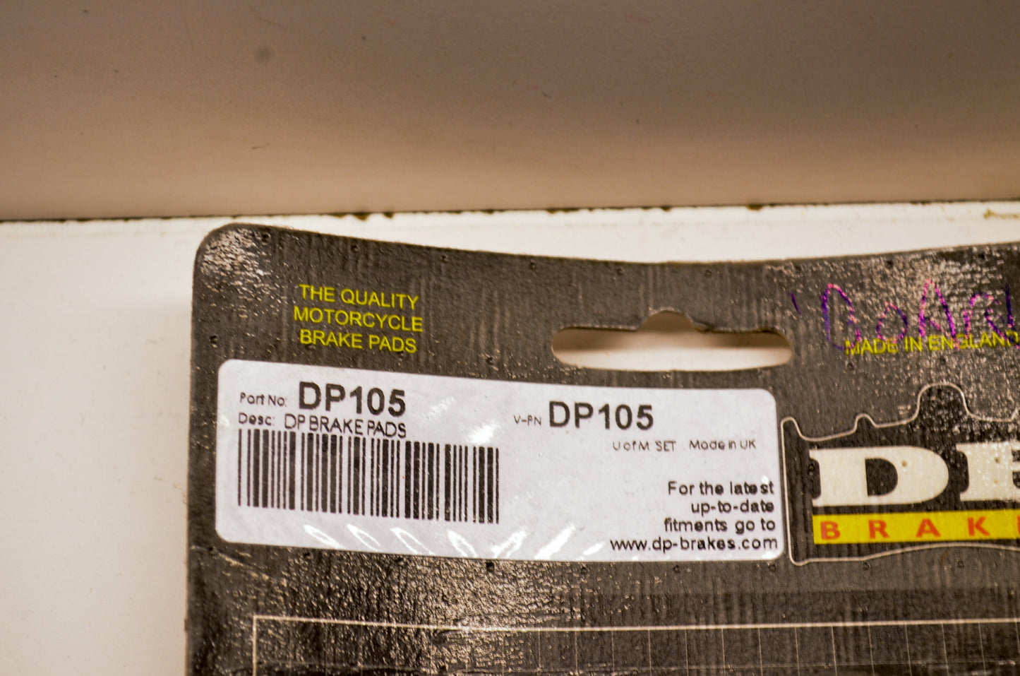 DP DP105 Brake Pad Kit NOS