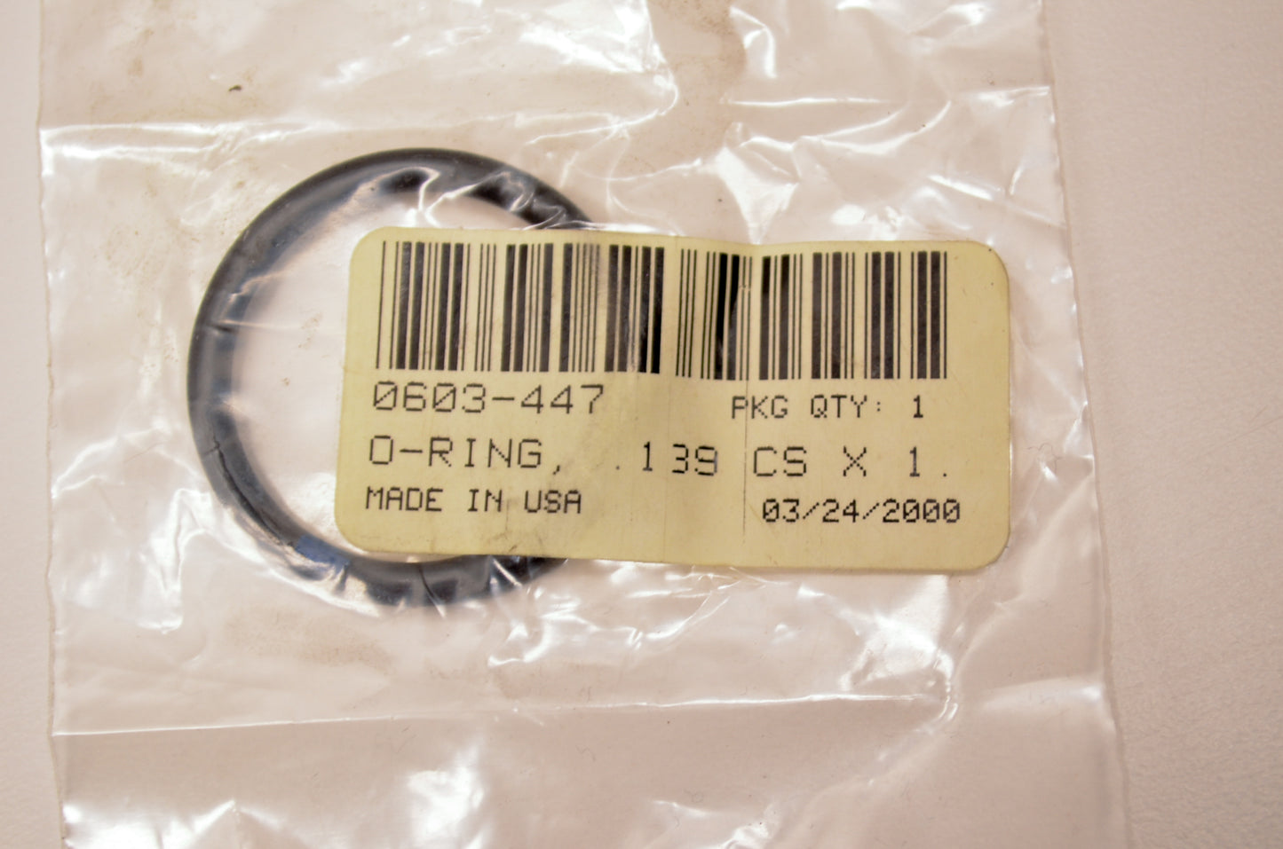 OEM Arctic Cat 0603-447 O-Ring .139 CS x 1.171 NOS