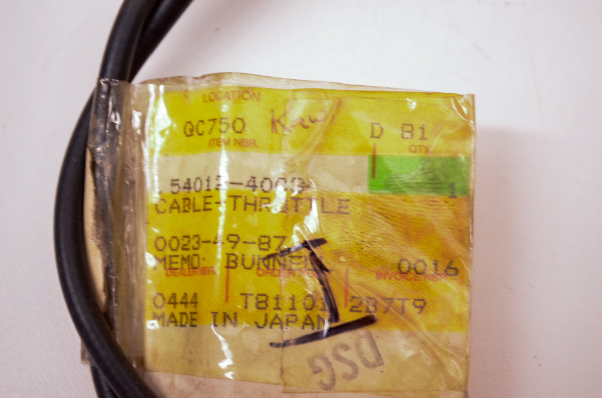 OEM Kawasaki 54012-4003 Throttle Cable NOS