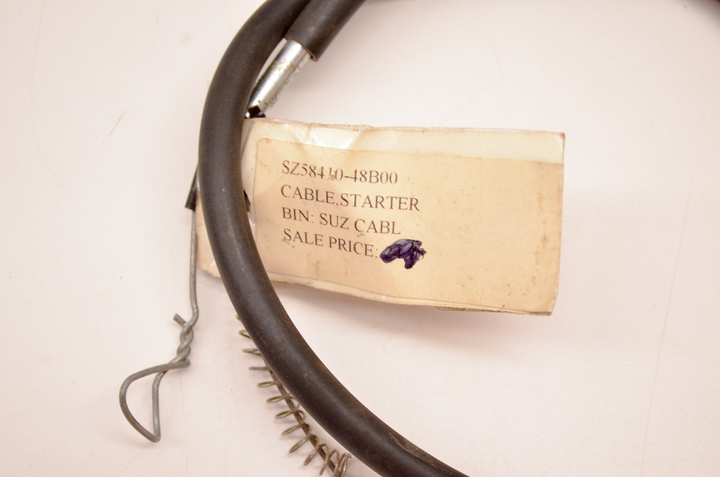 OEM Suzuki 58410-48B00 Starter Cable NOS