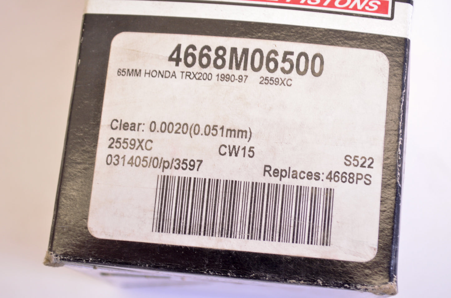 Wiseco 4668M06500, 4668PS Piston kit NOS