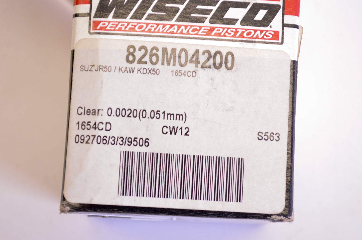Wiseco 826M04200, 1654CD Piston Kit NOS