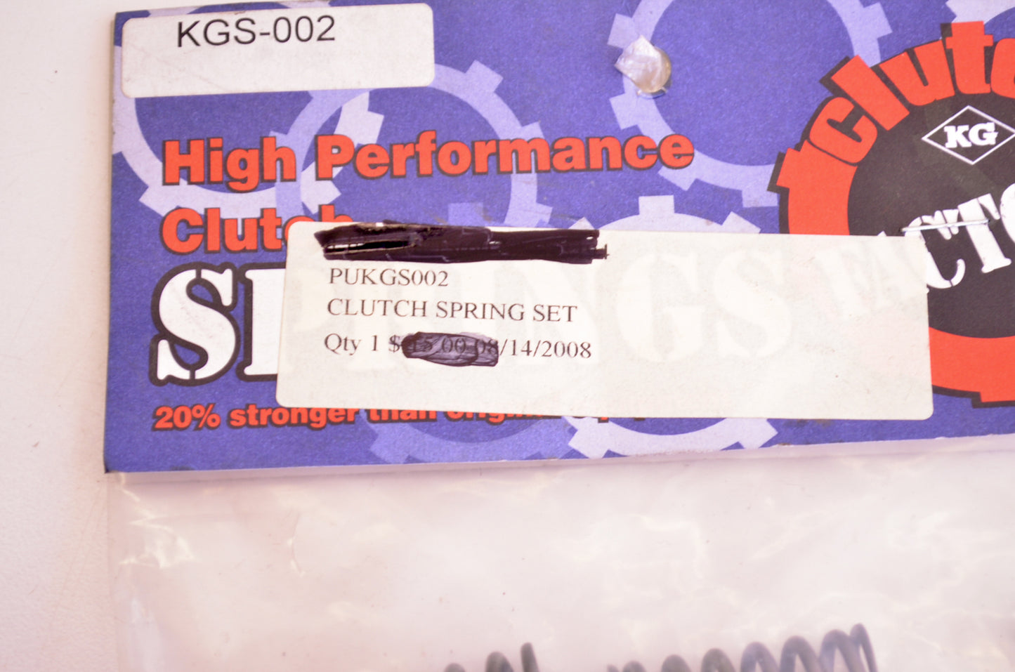 Clutch Factory KGS-002 Springs Qty 6 NOS
