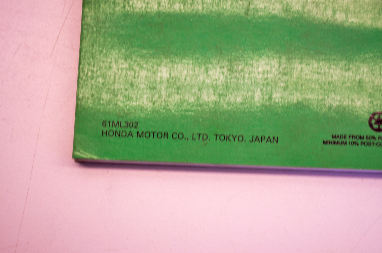 Honda 61ML302 Manual