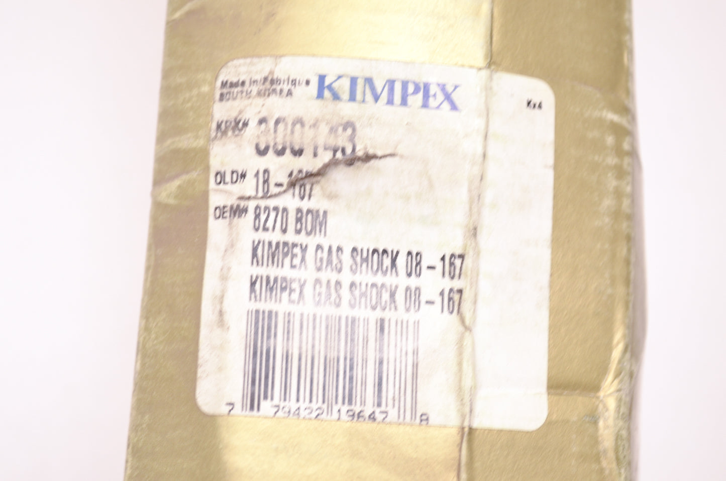 Kimpex 300143, 08-167, 8270BOM Shock Absorber NOS