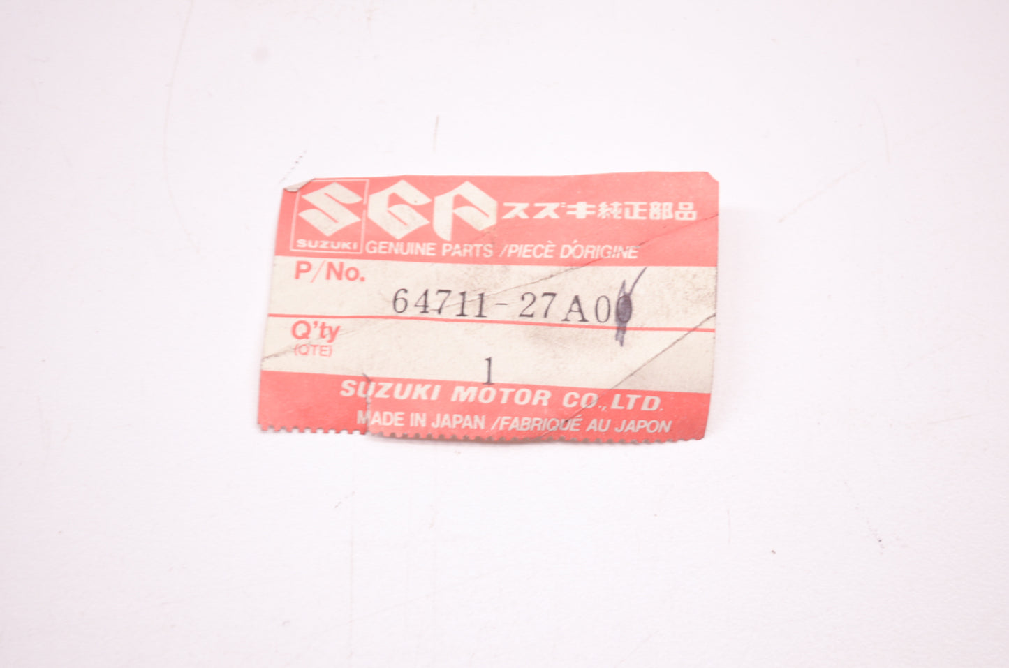 New OEM Suzuki 64711-27A00 Rear Axle NOS