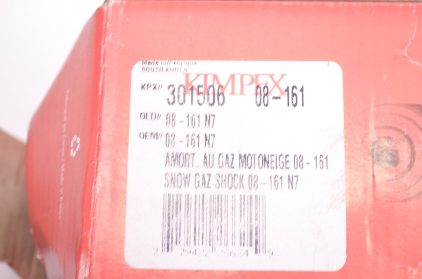 Kimpex 08-161, 301506 Shock Absorber NOS