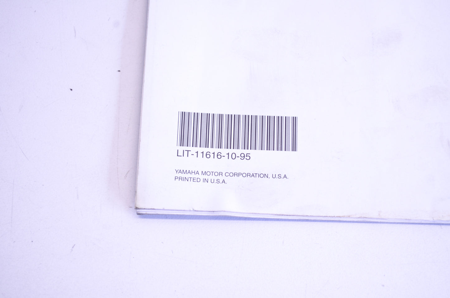 OEM Yamaha LIT-11616-10-95 Service Manual Supplement YFZ350 Banshee