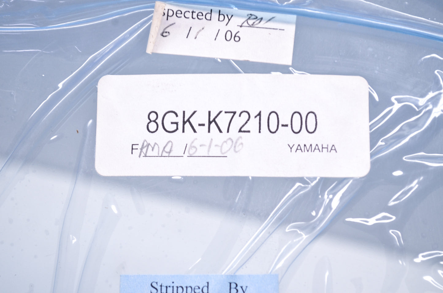 New OEM Yamaha 8GK-K7210-00 Windshield NOS