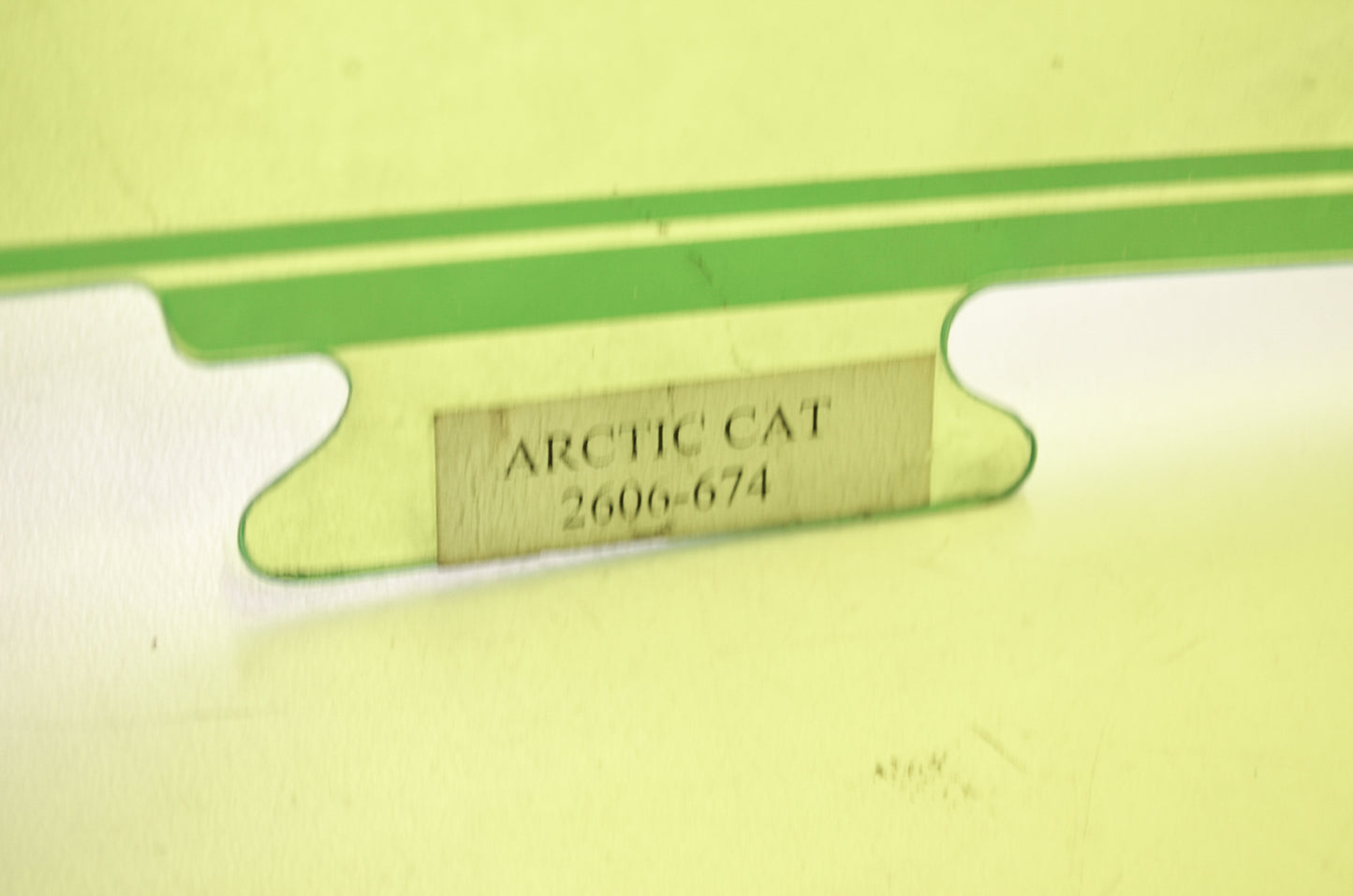 OEM Arctic Cat 2606-674 Green Windshield