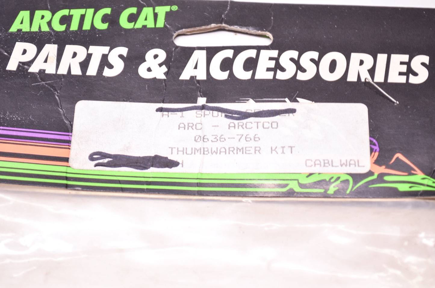 New OEM Arctic Cat 0636-766 Thumbwarmer Kit NOS