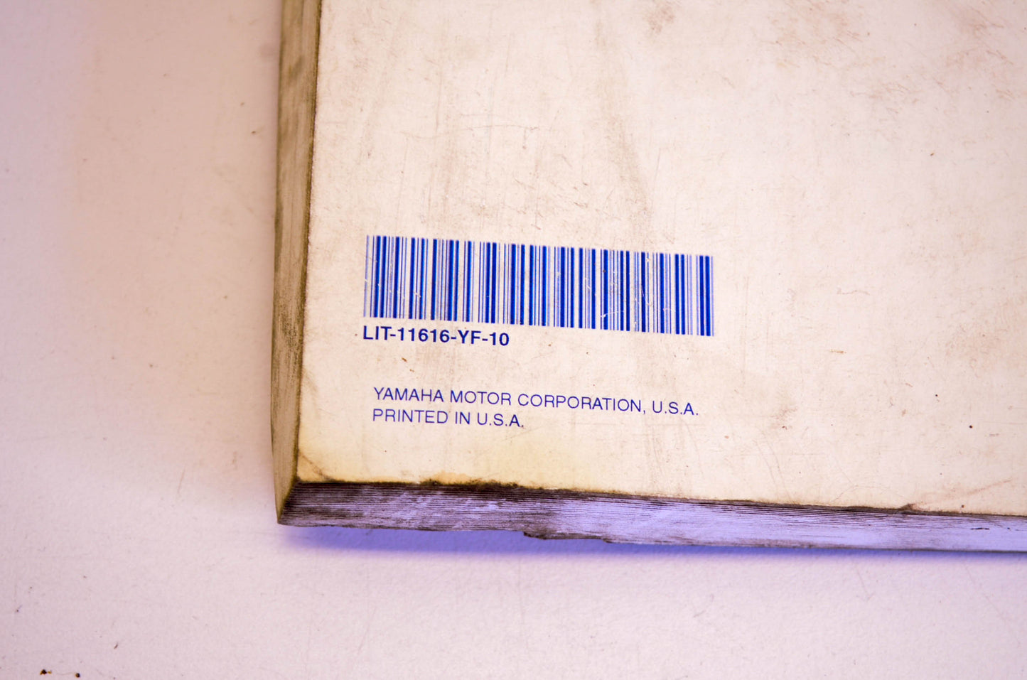 OEM Yamaha LIT-11616-YF-10 Manual YFM100