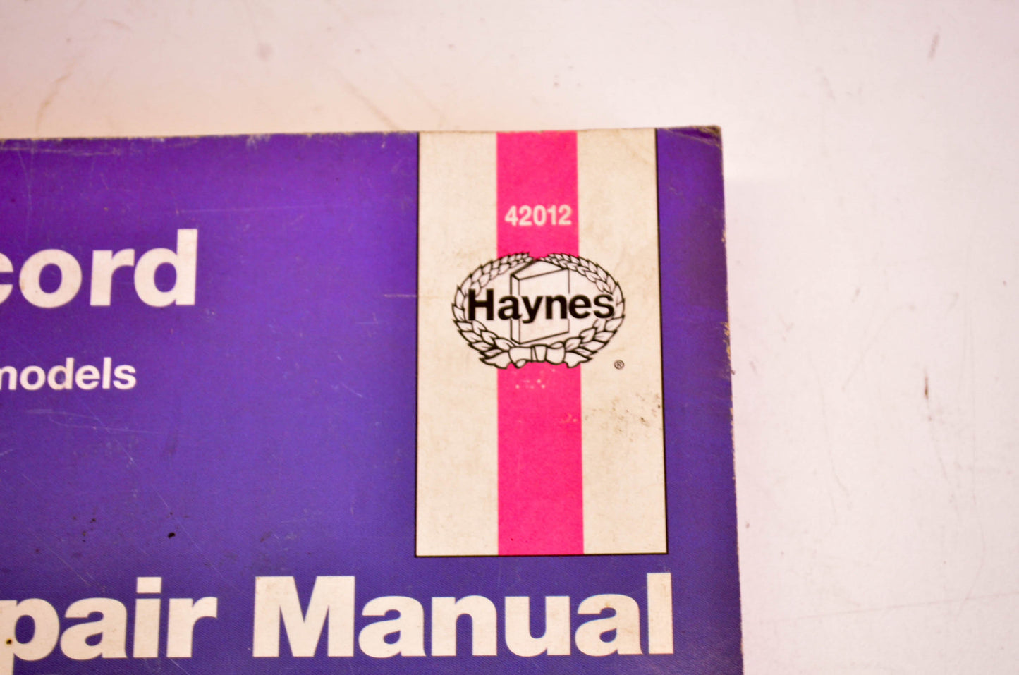 Haynes 42012, 1 56392 067 0 Honda Accord 1990-93 Repair Manual