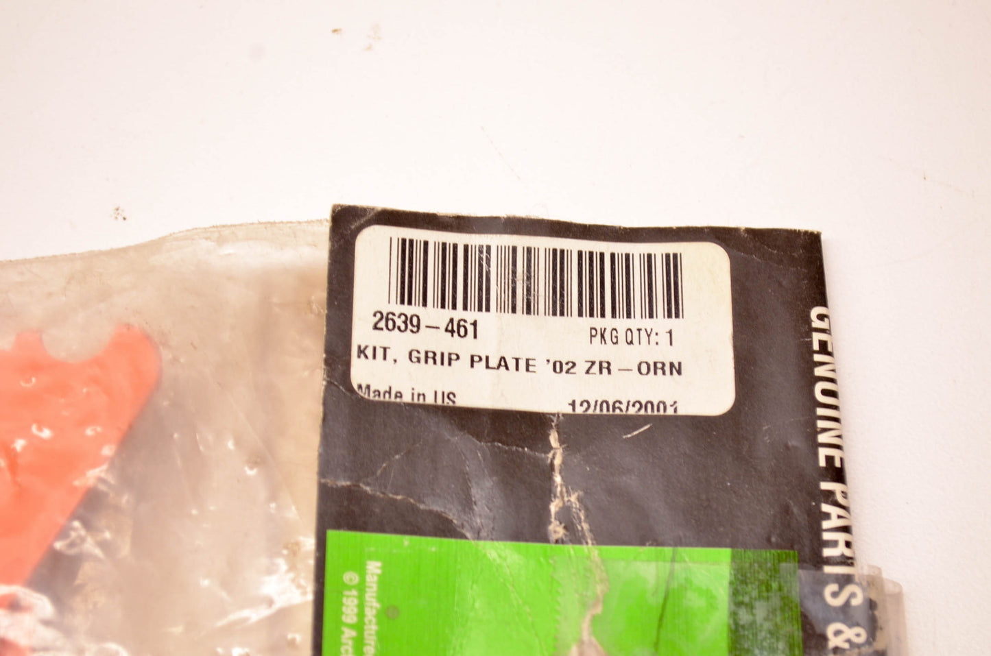 New OEM Arctic Cat 2639-461 Grip Plate Kit NOS