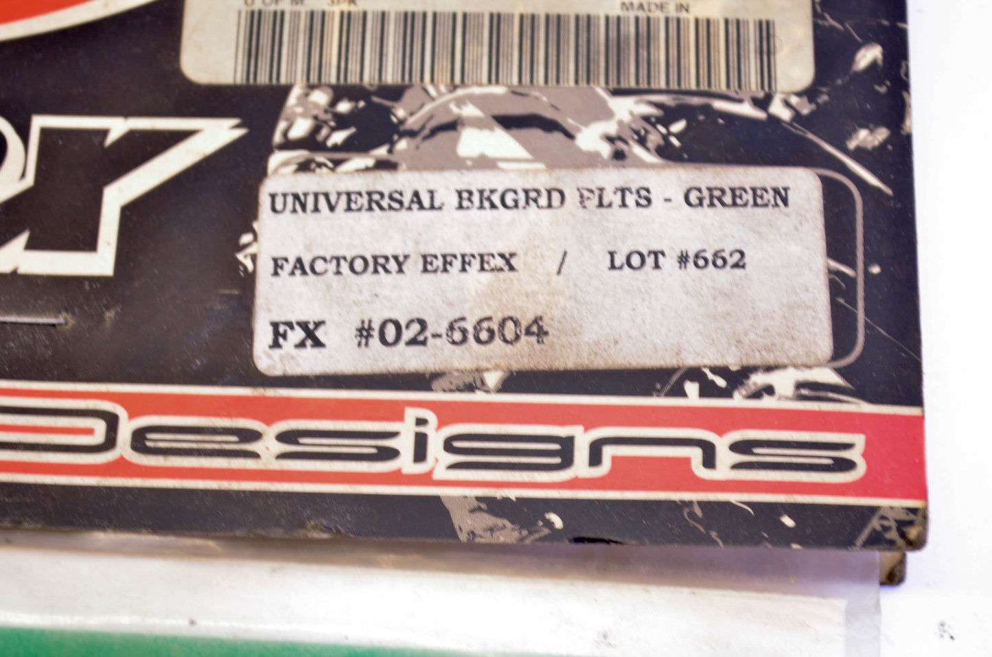 Factory Effex FX02-6604 Green Background 3PK NOS
