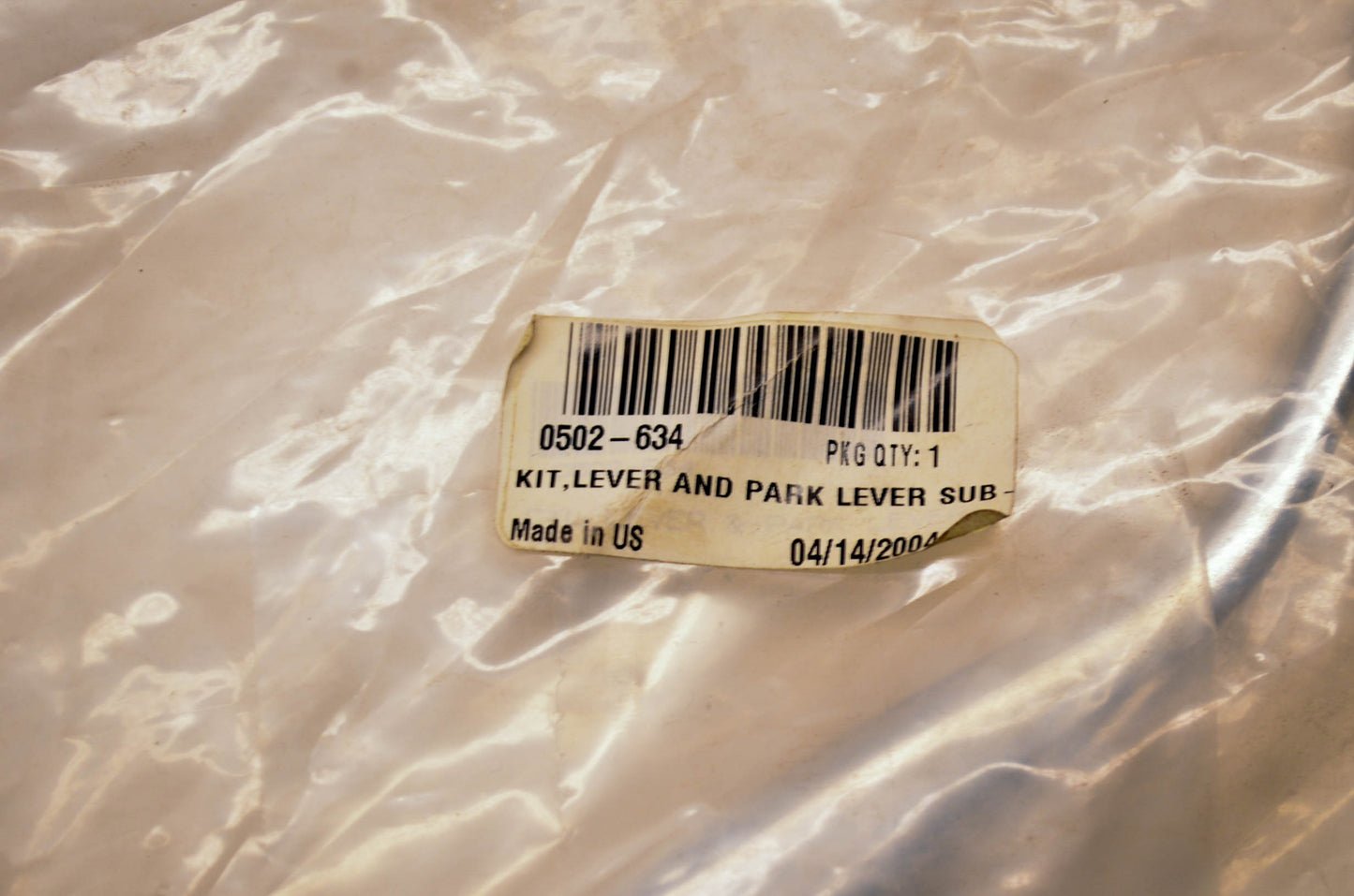 New OEM Arctic Cat 0502-634 Park Lever Kit NOS