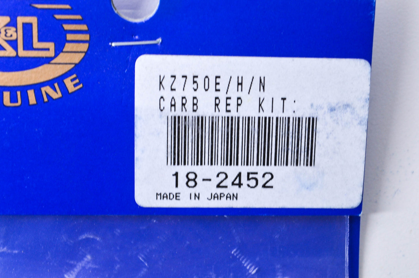 K & L 18-2452 Carburetor Repair Kit NOS