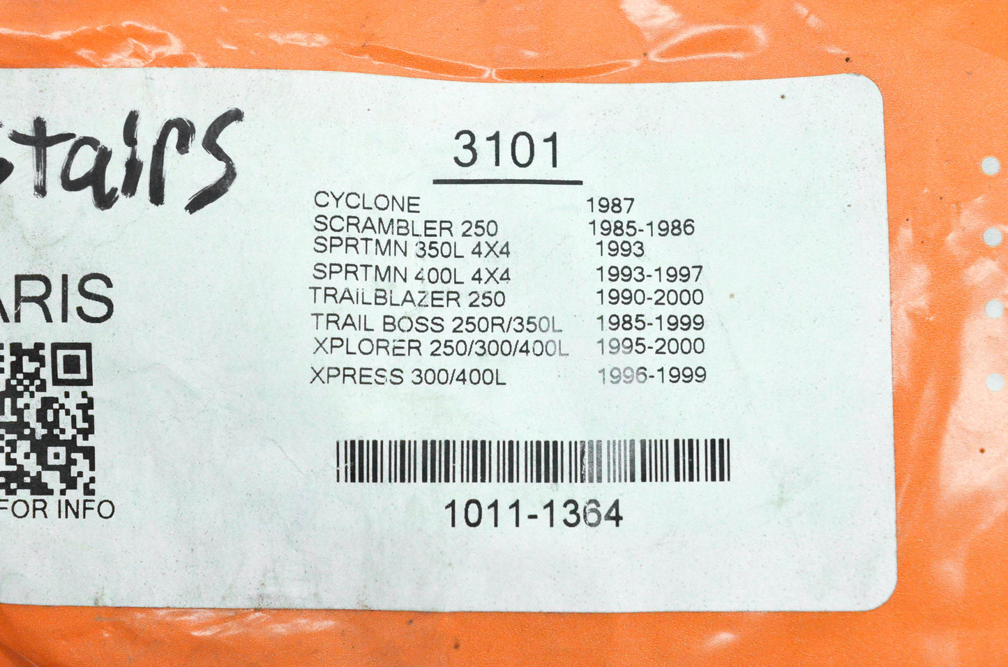 No-Toil 1011-1364 Pre Oiled Air Filter NOS