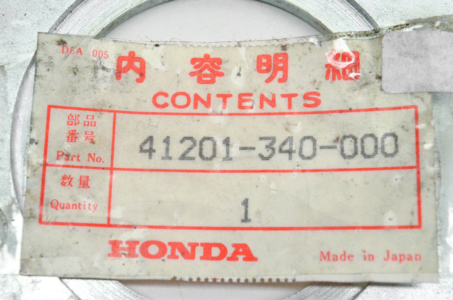 OEM Honda 41201-340-000 Sprocket