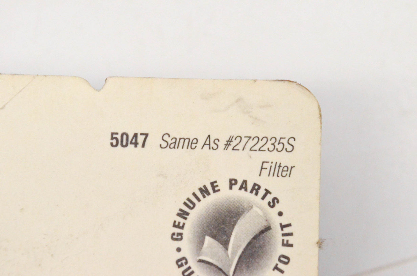 New OEM Briggs & Stratton 5047, 272235S Air Filter NOS