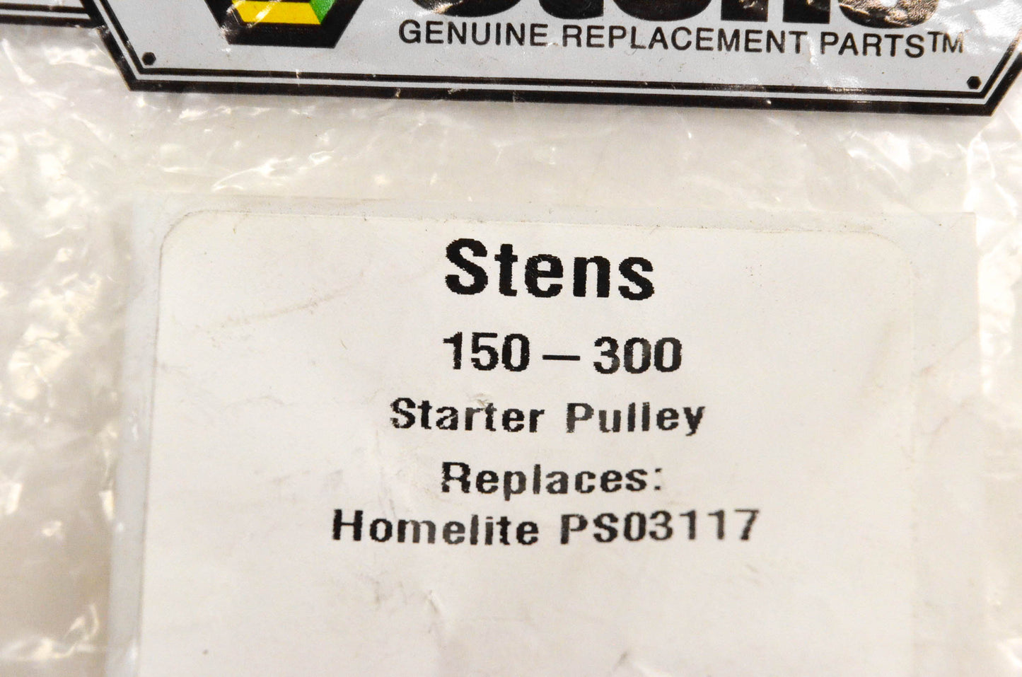 Stens 150-300 Starter Pulley NOS