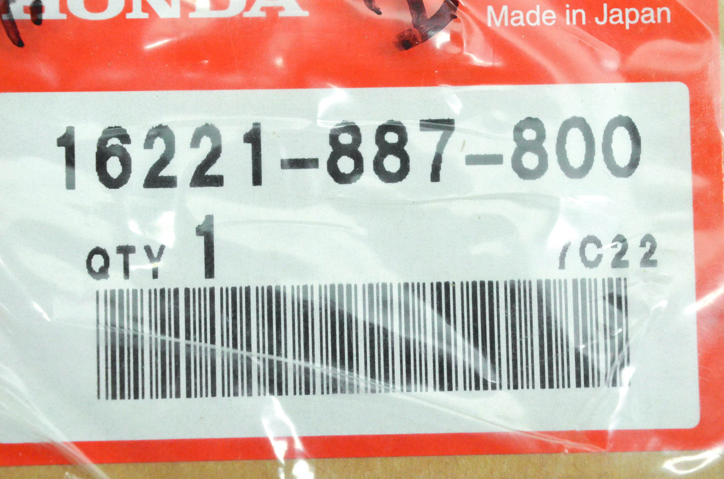 New OEM Honda 16221-887-800 Gasket NOS