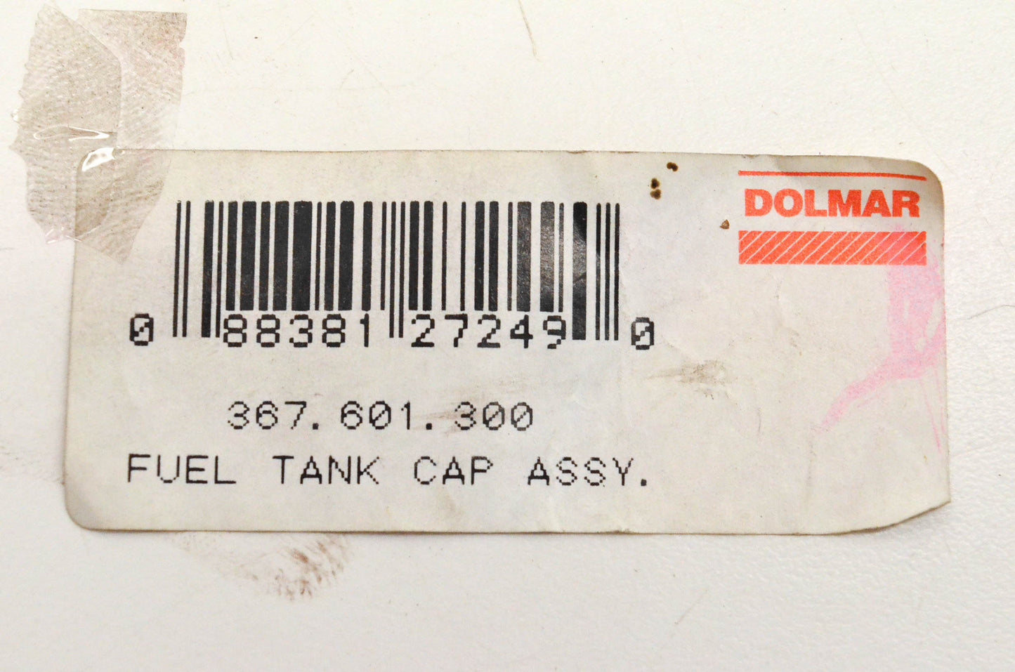 Dolmar 367.601.300, 367601300 Fuel Tank Cap NOS