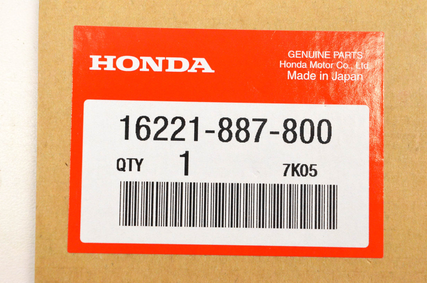 New OEM Honda 16221-887-800 Gasket NOS