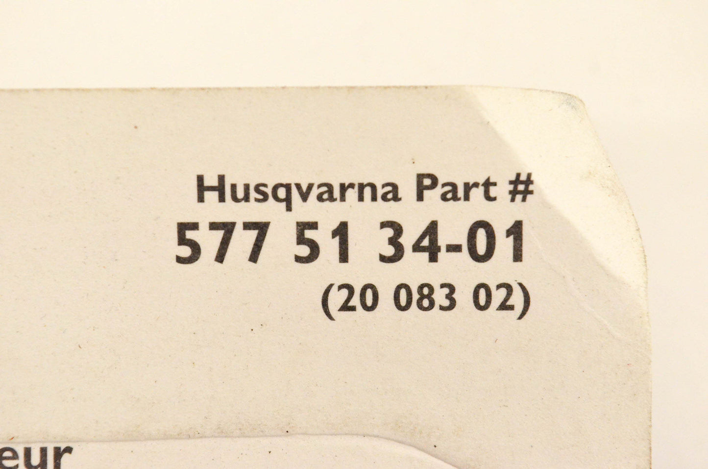 New OEM Husqvarna 5775134-01, 2008302, 577513401 Air Filter NOS