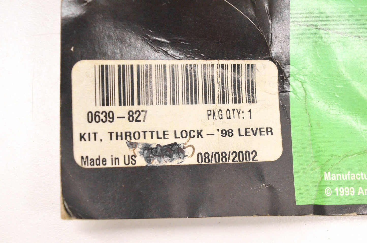 New OEM Arctic Cat 0639-827, 0638-189 Throttle Lock Kit NOS
