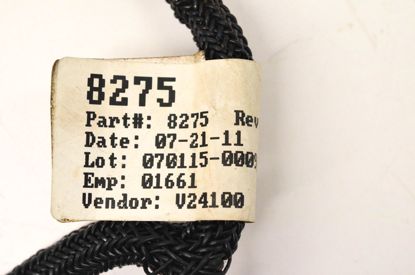Fisher 8275, 62440 Control Harness