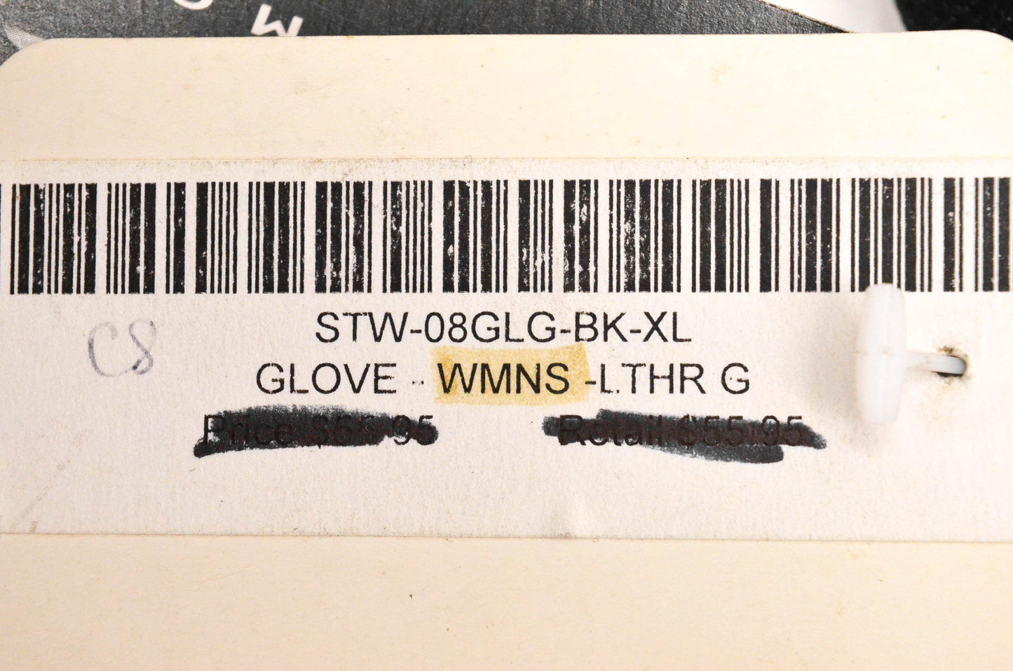 New OEM Yamaha STW-08GLG-BK-XL Women Leather Glove NOS