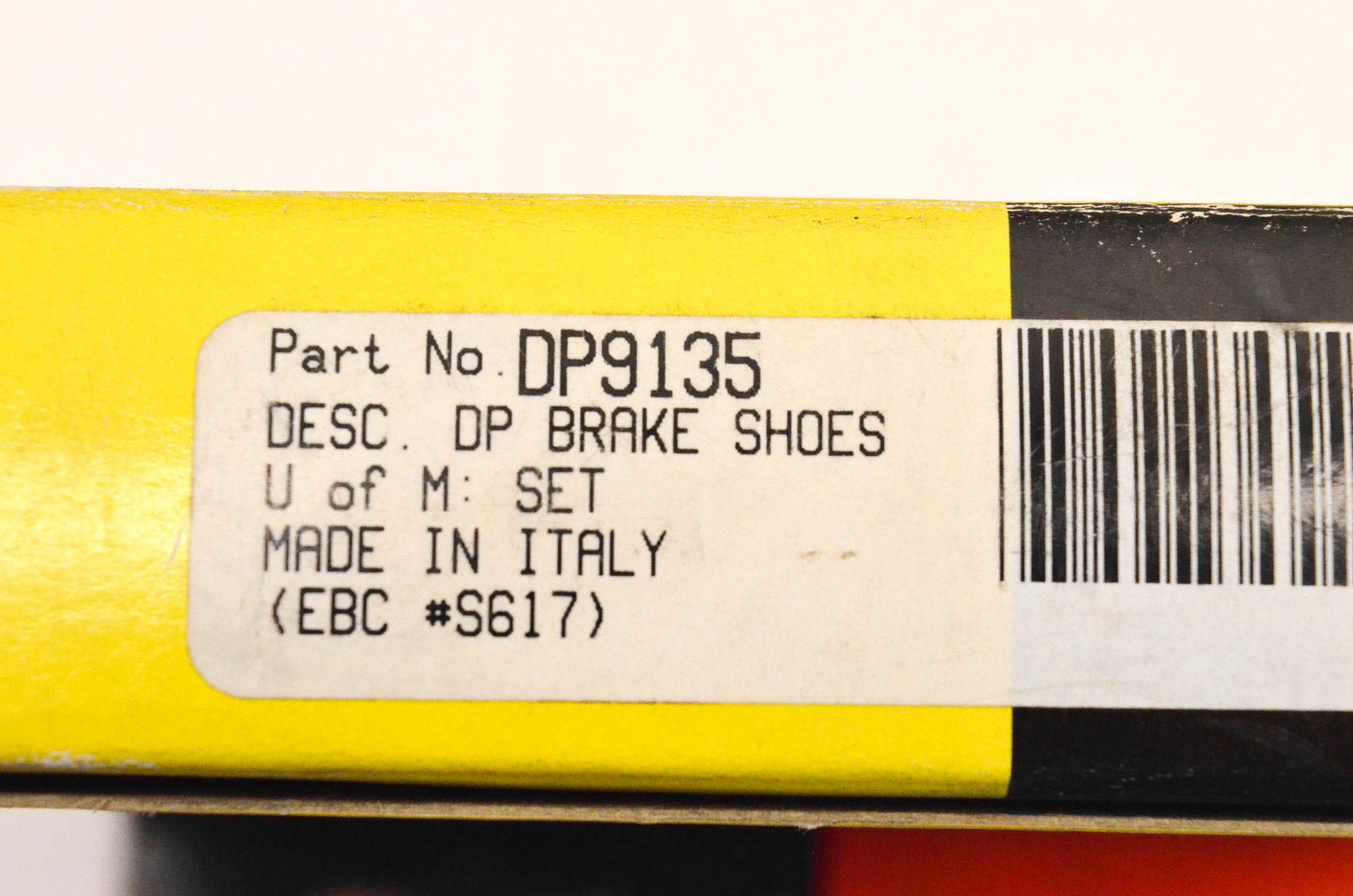 DP Brakes DP9135, S617 Brake Shoe Kit NOS