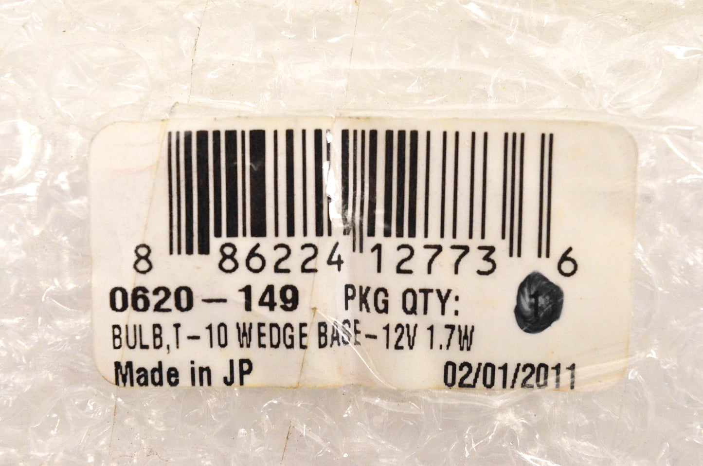 New OEM Arctic Cat 0620-149 Bulb T-10 Wedge Base 12v 1.7w Qty 2 NOS